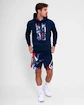 Heren hoodie BIDI BADU  New York 2024 Logo Chill Hoody Dark Blue/Red