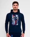 Heren hoodie BIDI BADU  New York 2024 Logo Chill Hoody Dark Blue/Red