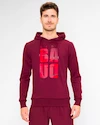 Heren hoodie BIDI BADU  Protected Leafs Chill Hoody Bordeaux L