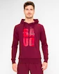 Heren hoodie BIDI BADU  Protected Leafs Chill Hoody Bordeaux XL