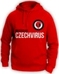 Heren hoodie Czech Virus  Unisex Red