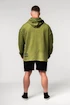 Heren hoodie Nebbia  Washed-off Oversized Pullover Hoodie NO BS Green