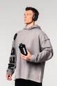 Heren hoodie Nebbia  Washed-off Oversized Pullover Hoodie NO BS Light Grey