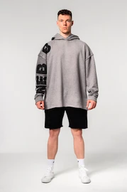 Heren hoodie Nebbia Washed-off Oversized Pullover Hoodie NO BS Light Grey