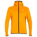 Heren hoodie Salewa  Agner Hybrid PL/DST M FZ Hdy Turmeric Melange/0910