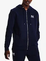 Heren hoodie Under Armour  Essential Fleece FZ Hood-NVY