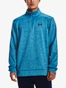 Heren hoodie Under Armour  Fleece 1/4 Zip-BLU