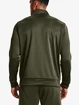 Heren hoodie Under Armour  Fleece 1/4 Zip-GRN