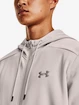 Heren hoodie Under Armour  Fleece FZ Hoodie-GRY