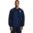 Heren hoodie Under Armour  RECOVER LS CREW dark blue