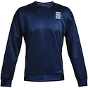 Heren hoodie Under Armour  RECOVER LS CREW dark blue