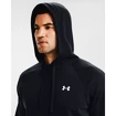 Heren hoodie Under Armour  Rival Cotton Hoodie black