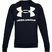 Heren hoodie Under Armour  Rival Fleece Big Logo HD dark blue