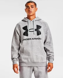 Heren hoodie Under Armour Rival Fleece Big Logo HD-GRY