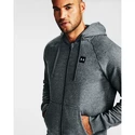 Heren hoodie Under Armour  Rival Fleece FZ Hoodie grey