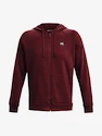 Heren hoodie Under Armour  Rival Fleece FZ Hoodie-RED S