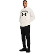 Heren hoodie Under Armour  RIVAL TERRY BIG LOGO HD white