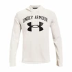 Heren hoodie Under Armour  RIVAL TERRY BIG LOGO HD white