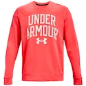 Heren hoodie Under Armour  RIVAL TERRY CREW-RED M