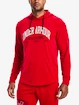 Heren hoodie Under Armour  Rival Try Athlc Dept HD-RED