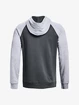 Heren hoodie Under Armour  Rival WM Colorblock HD-GRY