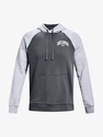 Heren hoodie Under Armour  Rival WM Colorblock HD-GRY