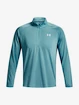 Heren hoodie Under Armour  STREAKER HALF ZIP-BLU