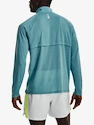 Heren hoodie Under Armour  STREAKER HALF ZIP-BLU