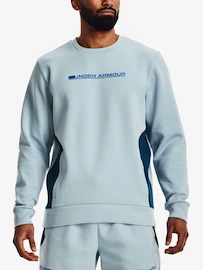 Heren hoodie Under Armour SUMMIT KNIT CREW-BLU