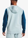 Heren hoodie Under Armour  SUMMIT KNIT FZ HD-BLU