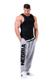 Heren joggingbroek Nebbia Beast Mode On iconic sweatpants 186 grey