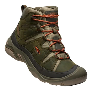 Heren outdoorschoenen Keen Circadia Mid Wp Dark Olive/Potters Clay