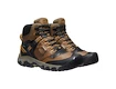 Heren outdoorschoenen Keen Ridge Flex Mid Wp Bison/Golden Brown