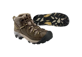 Heren outdoorschoenen Keen Targhee II Mid Wp Black Olive/Yellow