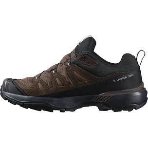 Heren outdoorschoenen Salomon X Ultra 360 Leather Gore-Tex Dark Earth/Delicioso/Sharkskin  UK 8,5