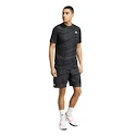 Heren short adidas  Club Graphic Short Carbon/Black