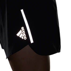 Heren short adidas  Run Fast Reflective Split Shorts Black S