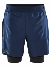 Heren short Craft PRO Trail 2in1 Blue