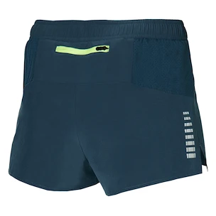 Heren short Mizuno  Aero Split 1.5 Short Orion Blue XL