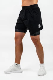 Heren short Nebbia Compression 2in1 shorts black