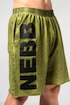 Heren short Nebbia  Washed-off Gym Sweatshorts NO BS Light Green