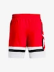 Heren short Under Armour  Baseline Woven Short II-RED