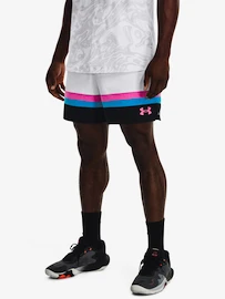 Heren short Under Armour Baseline Woven Short II-WHT