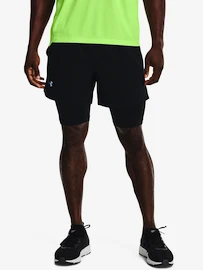 Heren short Under Armour LAUNCH 5'' 2-IN-1 SHORT-BLK