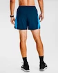 Heren short Under Armour  LAUNCH SW 5'' SHORT blue