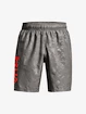 Heren short Under Armour  Woven Emboss Shorts-GRY