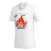 Heren T-shirt adidas  Fast GFX white