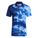 Heren T-shirt adidas  Melbourne Tennis HEAT.RDY FreeLift Polo Shirt Blue M