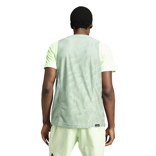 Heren T-shirt adidas  MESH TEE PRO SILGRN/GRESPA