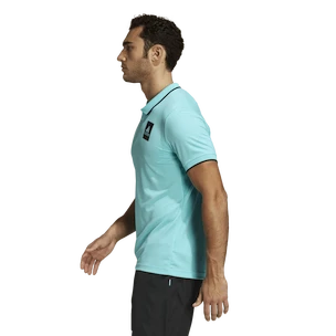 Heren T-shirt adidas  Paris Freelift Polo Aqua XXL